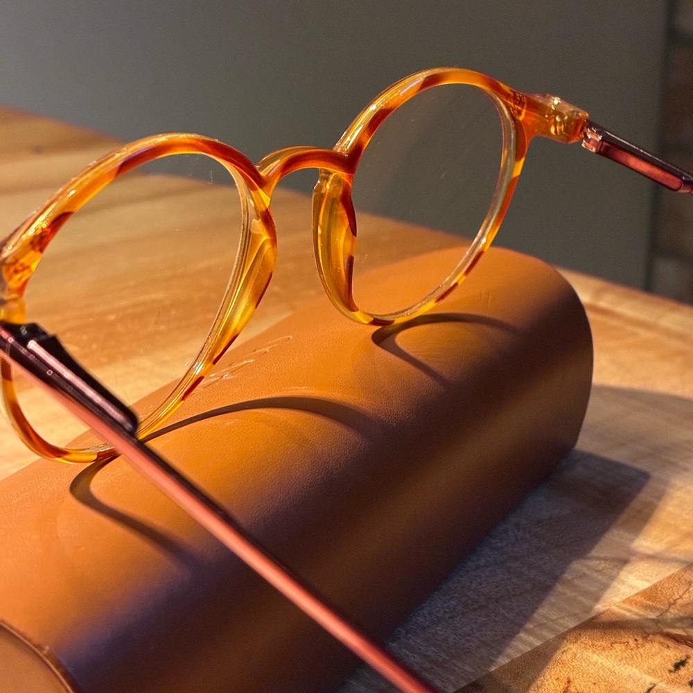 Stylish Amber Glasses